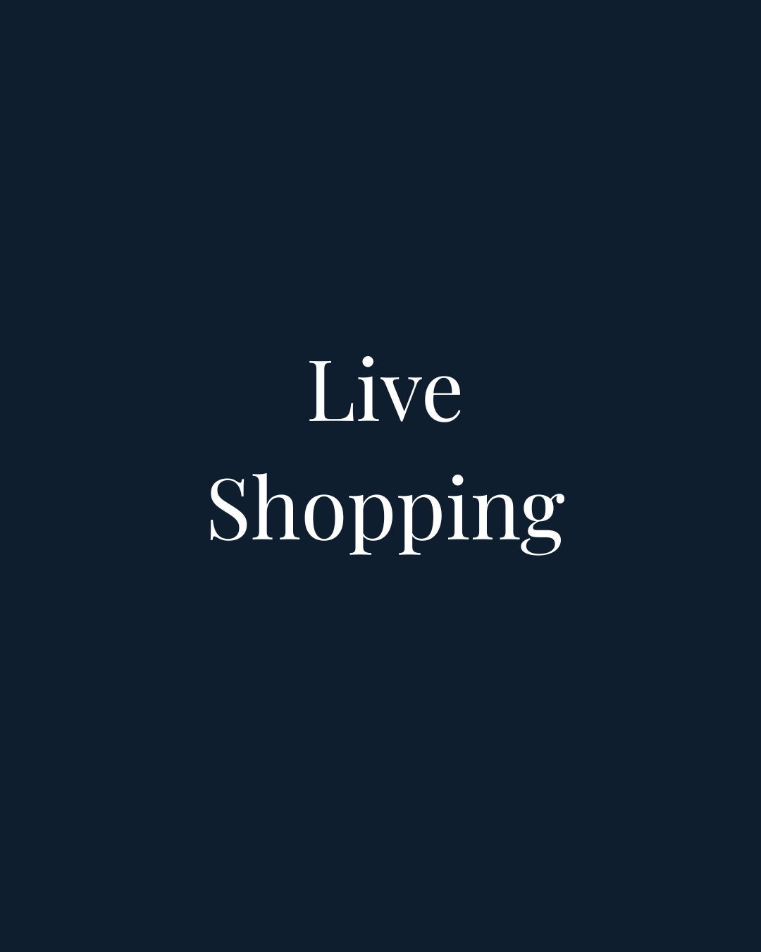 Live Shopping