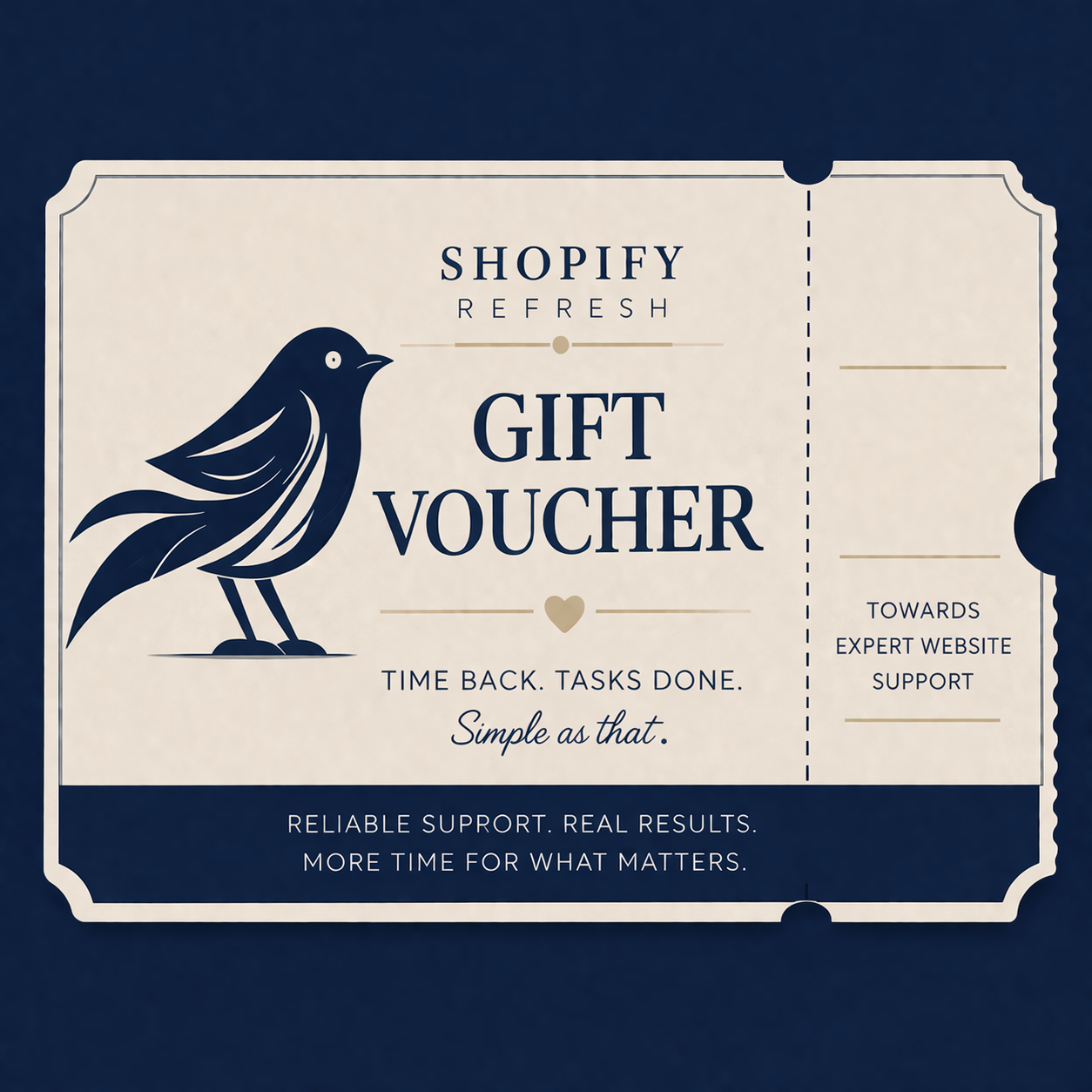 Website Support Gift Voucher