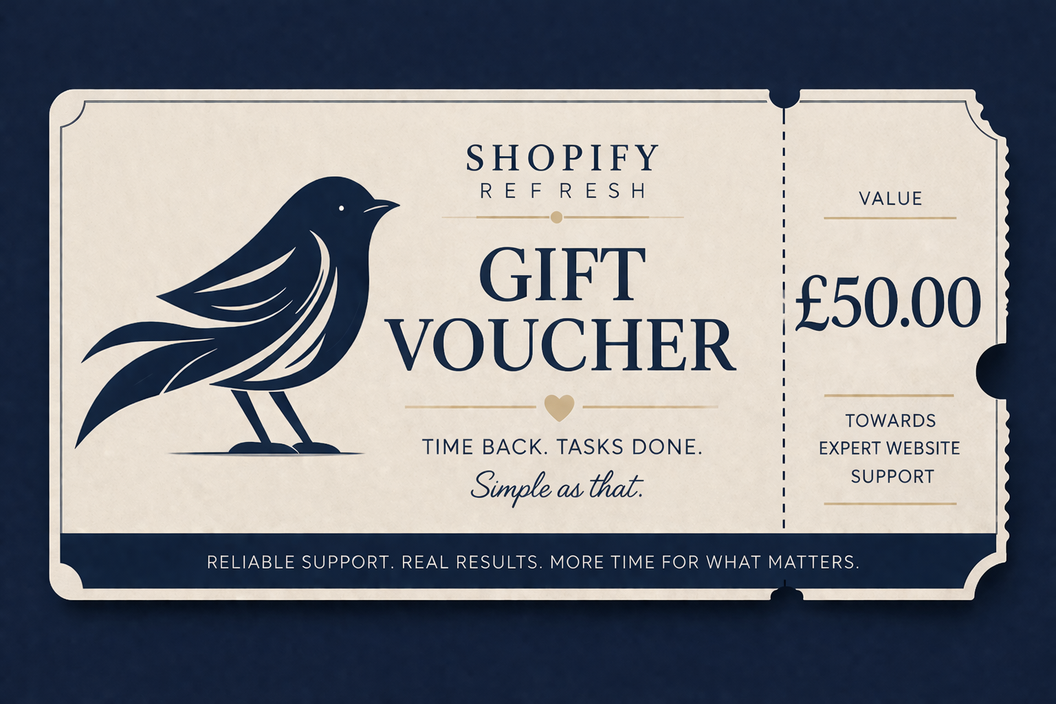 Website Support Gift Voucher