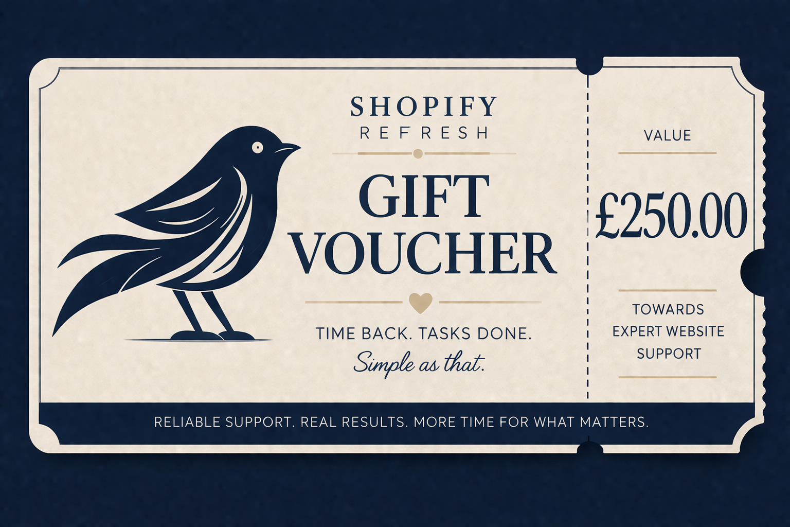 Website Support Gift Voucher
