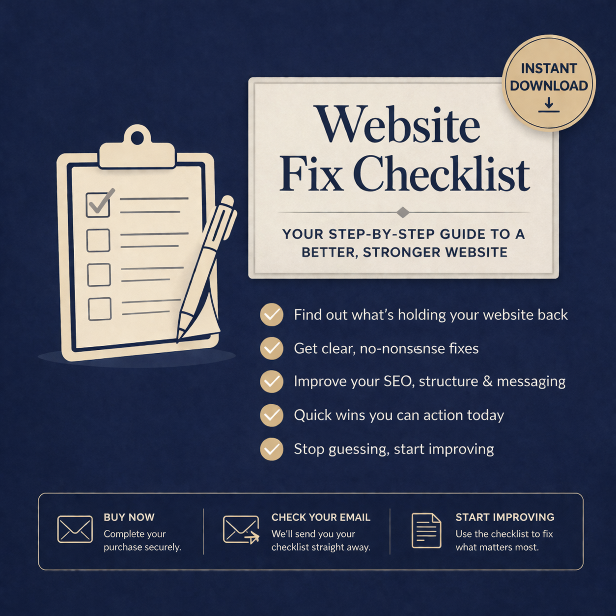Website Fix Checklist
